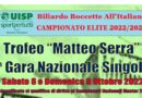 1^ Gara Nazionale Singolo – Matteo Serra