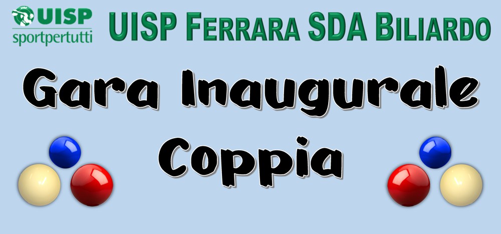 FINALE Gara Inaugurale Coppia